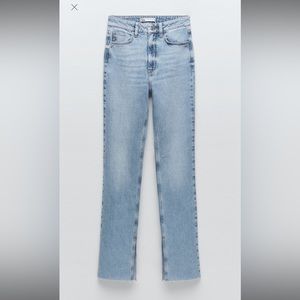 Zara jeans - Z1975 HIGH RISE SLIM FLARED JEANS